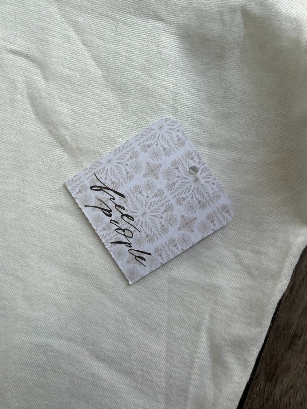 Free People Alissa Tee - Ivory - Picture 5 of 10